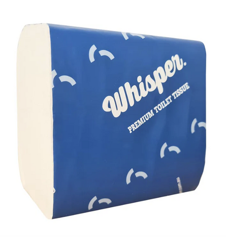 Toilet Tissue Interleaved 2 ply 250 x 36 Packs = 9000 Sheets